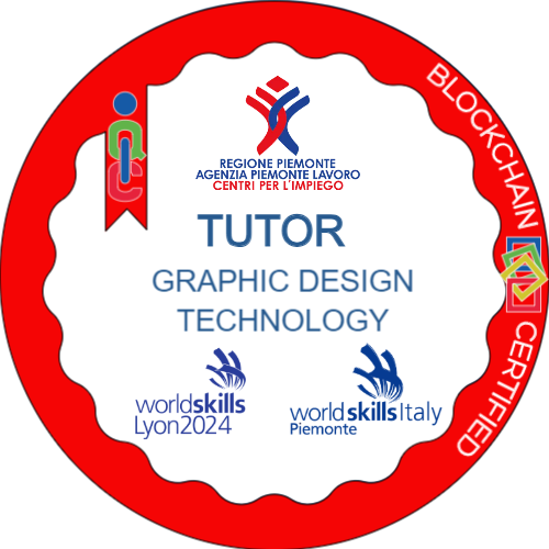 Tutor Graphic Design Technology ai Campionati dei Mestieri WorldSkills Lyon 2024.